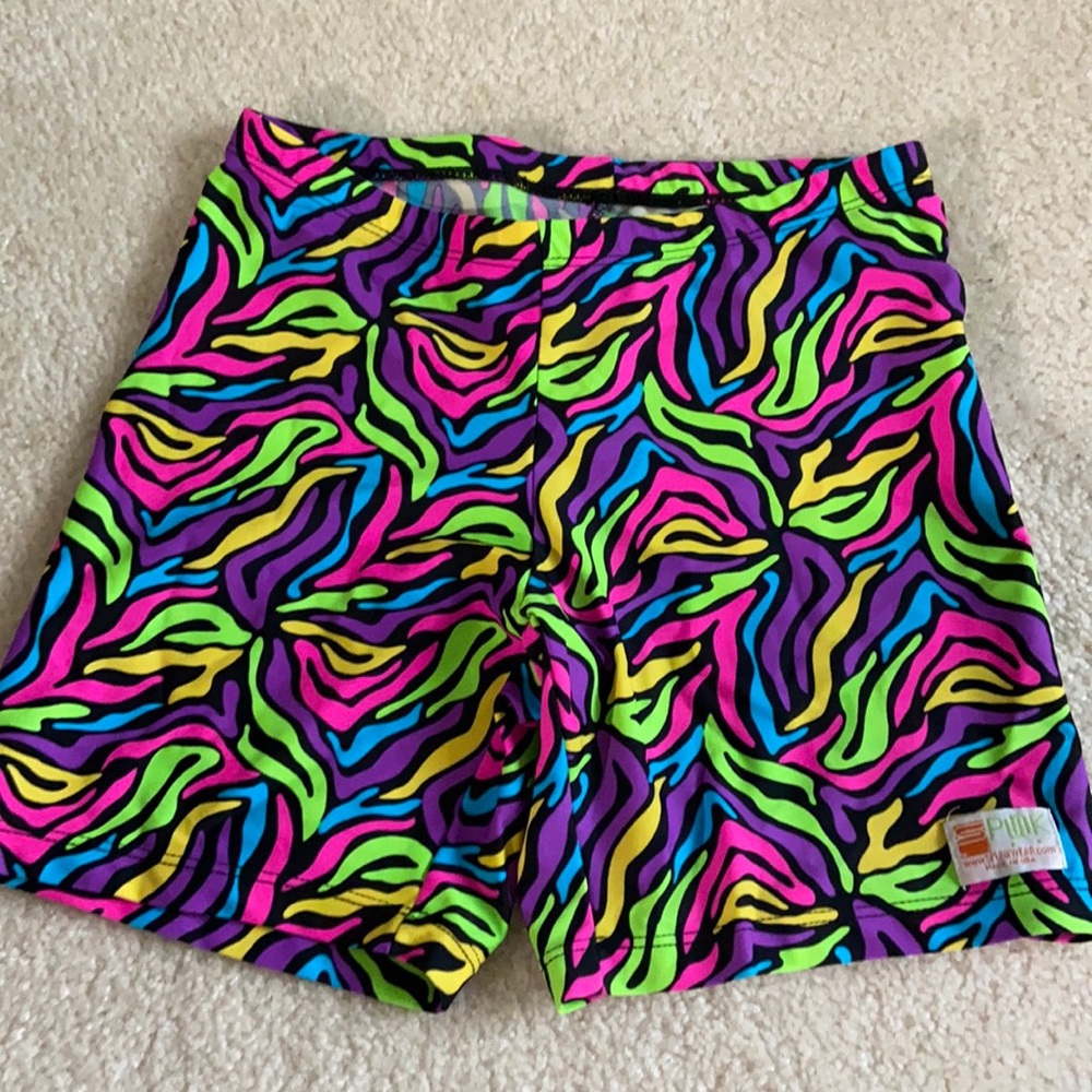 Spandex shorts, small, colorful